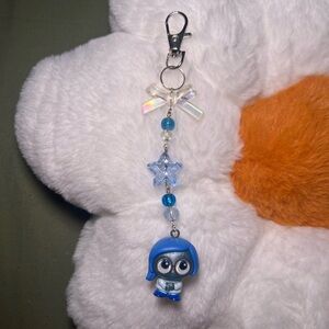 Disney doorables sadness handmade keychain
